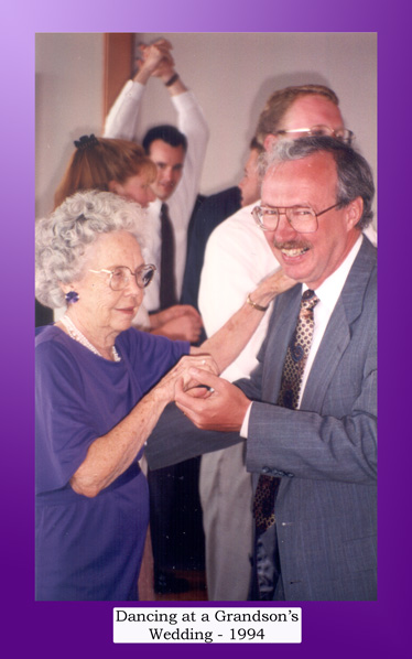 Dancing at a Grandson's Wedding 1994