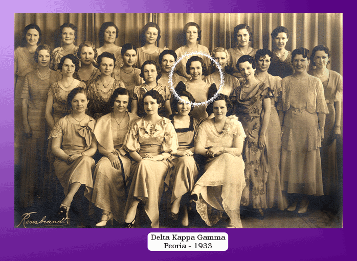 Delta Kappa Gamma 1933