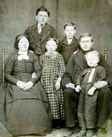 Hermann Heinrich August Fenker, Maria Christine Engel Striethorst and their children
courtesy Mark Turner