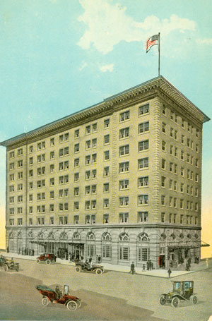 Jefferson Hotel, Peoria
Local History and Genealogy Collection,
Peoria Public Library, Peoria, Illinois