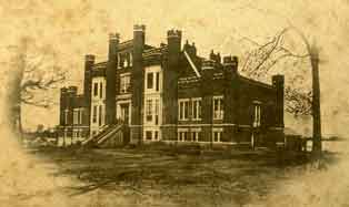 The Castle Building, Stewart College
photo courtesy Rhodes College Archives, Memphis