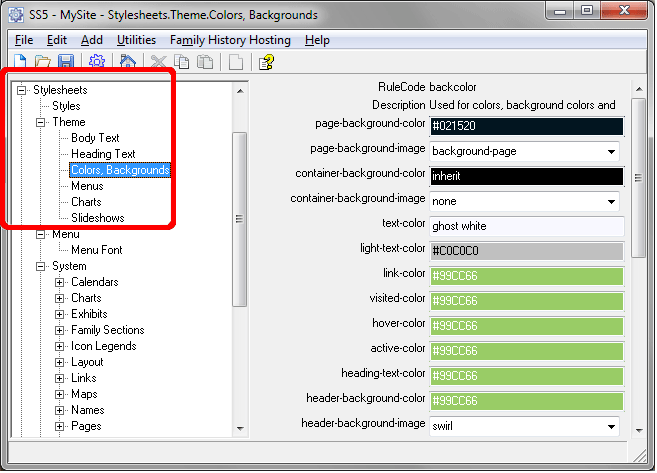 Stylesheets