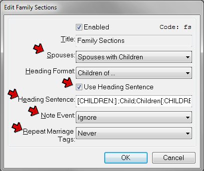 Family Section