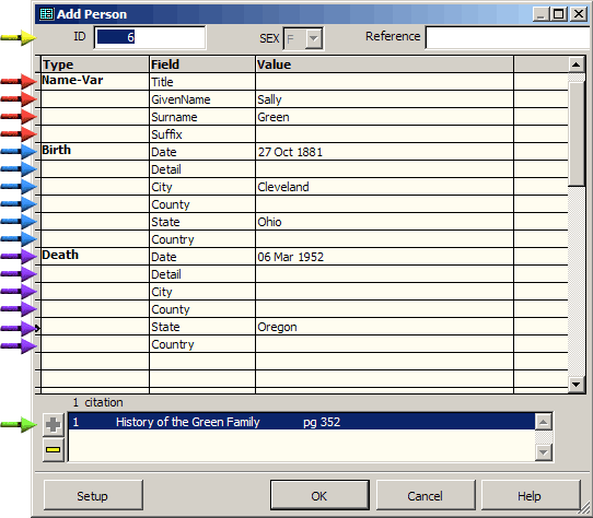 Add Person Screen