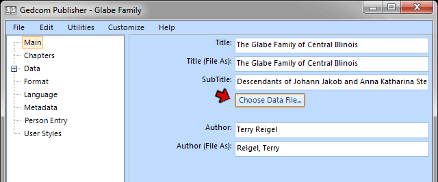 Data Section
