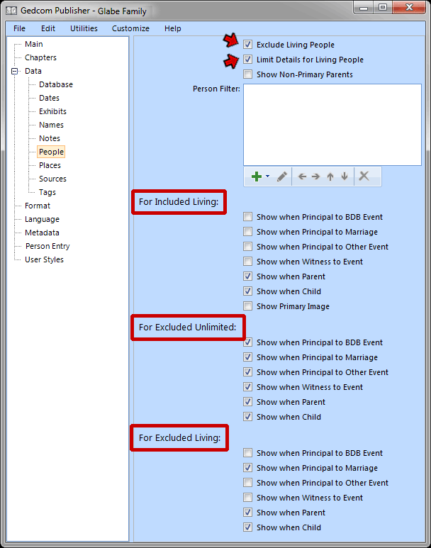Data Section